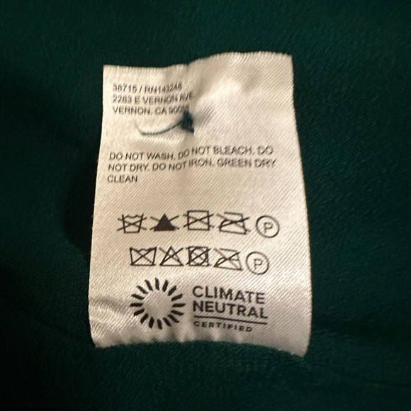 Reformation Asymmetrical Teal Dress - Picture 8 of 12